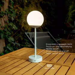 Lampa stołowa NORAI SLIM 35 Battery - różowy