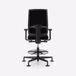 Fotel wysoki z podnóżkiem X-LINE Counter MESH