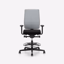 Fotel wysoki z podnóżkiem X-LINE Counter MESH