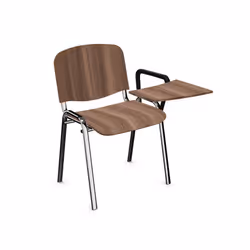 Krzesło drewniane z pulpitem ISO Wood TR