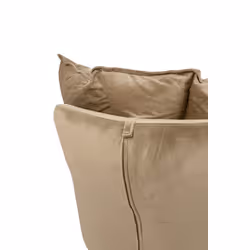 Fotel bujany SWING VELVET - khaki