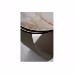 Stół rozkładany INFINITY Ceramic 160/240x95 - biały/brązowy