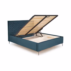 Zagłówek do łóżka MODULO W2 160 - ciemny zielony