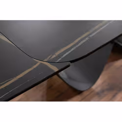 Stół rozkładany INFINITY Ceramic 160/240x95 - czarny