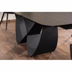 Stół rozkładany INFINITY Ceramic 160/240x95 - czarny