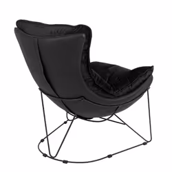 Fotel OTILIA STAND VELVET - czarny