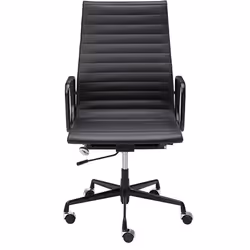 Fotel biurowy AERON PRESTIGE PLUS skóra naturalna - czarny