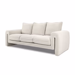 Sofa 3-osobowa KELLY szenilowa - beżowy