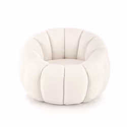 Fotel GASPAR - boucle kremowy