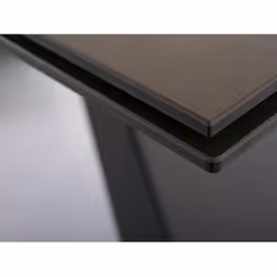 Stół rozkładany WESTIN CERAMIC Ossido Bruno 160/240x90 - brązowy/czarny mat