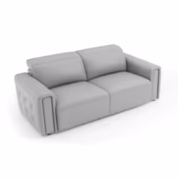 Sofa 3-osobowa rozkładana MONACO pikowane boki z opcją cargo