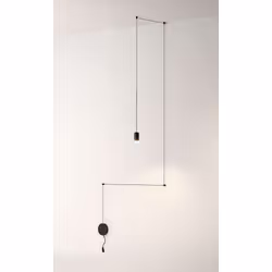 Lampa ścienna FLUSSO WALL - czarny