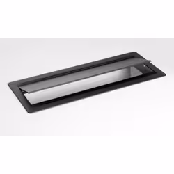 Aluminiowa maskownica kabli - czarny