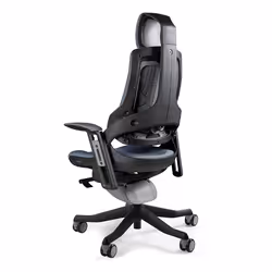 Fotel obrotowy WAU tkanina - czarny/szary BL417
