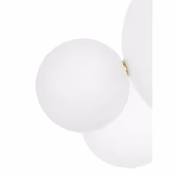 Lampa wisząca CAPRI LINE - biały/złoty