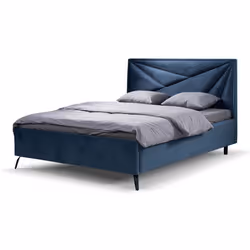 PROMOCJA - Łóżko z pojemnikiem DAKO - tkanina Sand