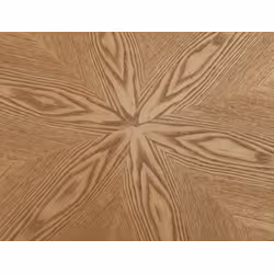 Stół okrągły ANGEL 120 cm - dąb/czarny