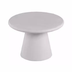 Ława okrągła AURORA 60 cm - jasny szary