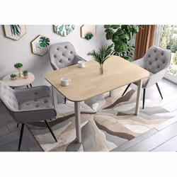 Stół rozkładany DANTE II 90/130x90 - dąb cremona torro/kaszmir