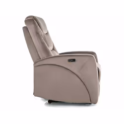Fotel rozkładany KRONOS Velvet - cappuccino Bluvel 38