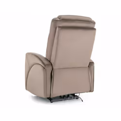 Fotel rozkładany KRONOS Velvet - cappuccino Bluvel 38