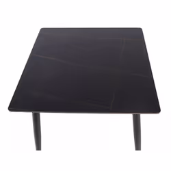 Stół RION 80x80 - czarny mat