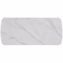 Stół rozkładany SENTO 120/180x80 - biały połysk/czarny mat