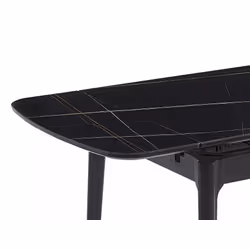 Stół rozkładany SENTO 120/180x80 - czarny mat