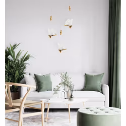 MOOSEE Lampa wisząca BUTTERFLY S - złoty