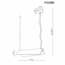 MOOSEE Lampa wisząca PICCO S - złoty