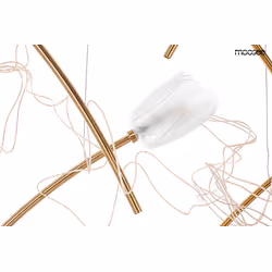 MOOSEE Lampa wisząca TULIPPE 14 DISC - złoty