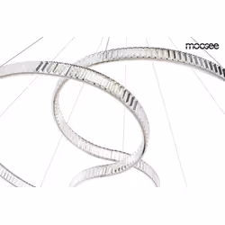 MOOSEE Lampa wisząca WAVE 160A - chrom