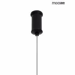 MOOSEE Lampa wisząca ALURE OVAL 120 - czarny/mleczny