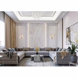 MOOSEE Lampa ścienna WAVE - chrom