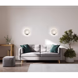 MOOSEE Lampa ścienna WAVE - chrom