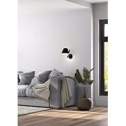 MOOSEE Lampa ścienna MAGO - czarny