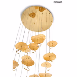MOOSEE Lampa wisząca LEAFS DISC - złoty