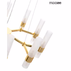 MOOSEE Lampa wisząca TUBS 10 - złoty