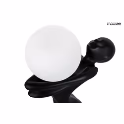 MOOSEE Lampa podłogowa HUMAN MOON - czarny