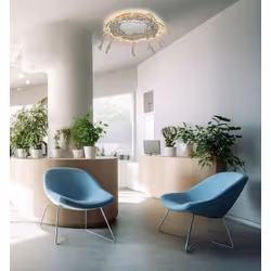MOOSEE Lampa ścienna SPLASH M - srebrny