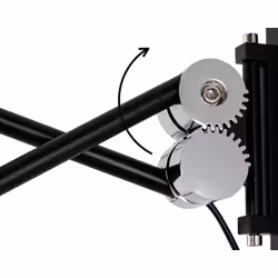 MOOSEE Lampa ścienna GEAR - czarny