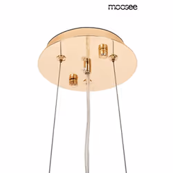 MOOSEE Lampa wisząca RIVIERA 80 - złoty/clear