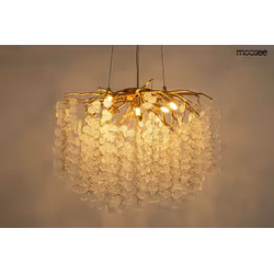 MOOSEE Lampa wisząca RIVIERA 80 - złoty/clear