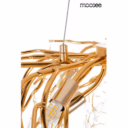 MOOSEE Lampa wisząca RIVIERA 80 - złoty/clear