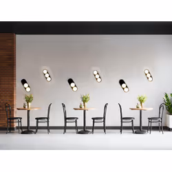 MOOSEE Lampa ścienna DROPS 3 - czarny
