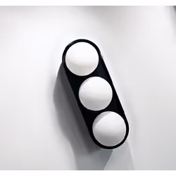MOOSEE Lampa ścienna DROPS 3 - czarny