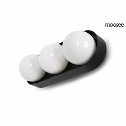 MOOSEE Lampa ścienna DROPS 3 - czarny