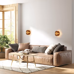 MOOSEE Lampa ścienna SUNNY - złoty