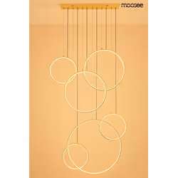 MOOSEE Lampa wisząca CIRCULO SIX - złoty