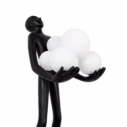 MOOSEE Lampa stołowa HUMAN PREMIUM - czarny